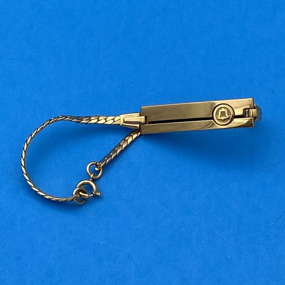 BELL TELEPHONE EMPLOYEE AWARD BRACELET VINTAGE Gold Tone - Picture 2 of 8